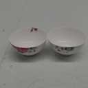 MALACASA Small Bowls, 14 Ounce Ice Cream Bowl, Stoneware Dessert Bowls Set of 4 with for Snack, Chip, Fruits, Side Dishes - 4.5 Inch, Arctic White k