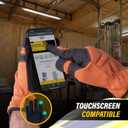 Synthetic Leather Performance Gloves, Touchscreen Compatible, Lightweight & Breathable, 3-Pack, Small, Asrt (Medium, Assorted)