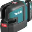 Makita SK105DNAX 12V max CXT® Lithium-Ion Cordless Self-Leveling Cross-Line Red Beam Laser Kit (2.0Ah)