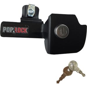 Pop & Lock  Manual Tailgate Lock for Chevy Silverado and GMC Sierra, Fits 1999 to 2007 Models (Black, PL1100)