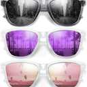 ELITERA Sunglasses Womens Polarized Sunglasses for Mens Womens Retro Mirror Lens for Driving Fishing UV400 Protection