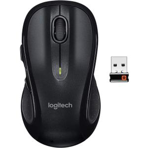 Logitech M510 Wireless Mouse, Black (Dark Gray)