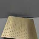 16 inch Brushed Gold Large Rain Shower Head Ceiling Mount - All Metal 304 Stainless Steel, Full Body Rainfall Shower with 324 Silicon Nozzles - Waterfall Bathroom Square Showerhead