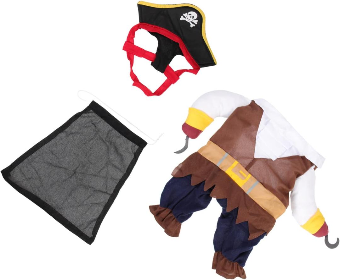BESPORTBLE 1set Adorable Pirate Dog Costume Hat for Halloween Pet Outfit for Themed Parties Activities for Cosplay and Festivals