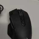 Redragon M810 Pro Wireless Gaming Mouse, 10000 DPI Wired/Wireless Gamer Mouse w/Rapid Fire Key, 8 Macro Buttons, 45-Hour Reliable Power Capacity and RGB Backlit for PC/Mac/Laptop (Black)