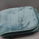 H.VERSAILTEX Bath Mat Memory Foam Set Bathroom Rug Set Flannel Velvety Bath Mat Luxury Extra Soft and Absorbent Non Slip Rugs for Bathroom/Bedroom Washable(2 Pack- 20"x 32"/ 17"x 24", Eggshell Blue)