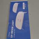 2 Pack UV Light for Resin, Large Size Foldable UV Resin Lamp and Mini Portable Light, Fast Curing and Light Weight UV Lamp, Resin Kits for Jewelry Making, DIY Craft