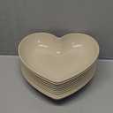 10pcs Heart Shaped Crab Water Bowl Durable Straw Material Easy to Clean Compact Design for Crabs Spiders and Small Reptiles Reusable Water Dish Accessory