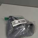 Silicone Air Fryer Liners for Ninja - Reusable DZ201 8QT Dual Basket - Rectangular 2-Pack Vacuum-Packed Easy-Clean Dishwasher-Safe Food-Safe for Home Chefs - Christmas & Housewarming Gifts (Gray)