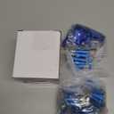 Hoteam 50 Pack USB 2.0 Flash Drives Bulk Blue Portable Thumb Drive with Hat USB Sticks Bulk with 50 Pcs Lanyards for Data Storage File Sharing Commercial Gift(4GB)