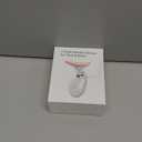 ELISHINE 7 Color Face and Neck Massager Light Therapy, Red Light Based Facial Massager for Skin Care, Smoothing, Firming (White)