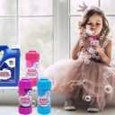100 oz Concentrated Bubble Solution, Refills up to 8 Gallons, Non-Toxic Concentrated Solution for Bubble Machines, Giant Bubble Wands,Bubble Gun and Blowers (Single)