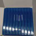 CheckOutStore (10) Premium Standard Single 1-Disc DVD Cases 14mm (Clear Blue)