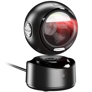 NetumScan Automatic Omnidirectional Desktop Barcode Scanner, Hands Free USB Wireless Bluetooth QR Barcode Reader, 1D 2D Bar Code Image Sensing for Warehouse, Supermarket, Retail Store Pos System-A6