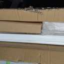 Hand Rails for Outdoor Steps,4 Step White Stair Railing Kit