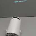 Mini Portable Projector, Support 4K 1080P with Dual-Band WIFI6 5G Wireless 5.0 Bluetooth Android 11,160 ANSI,180 Rotatable, Auto Keystone Correction, 35"-130" Screen Video Projector