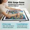 A1(34.6in X 23.6in) Extra Large Tracing LED Light Pad Kits for Diamond Art, Sketching, Painting - 5 Levles Adjustable Brightness, Sketching, Tracing - DIY Diamond Art Light Box - No mesh No dot