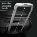 Samsonite Freeform Hardside Carry-On Luggage with Spinner Wheels - Hardshell Suitcase - TSA, Airline-Approved - Expandable Hard Shell, Smooth Rolling Wheels for Lightweight Travel - Navy
