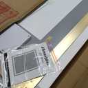 24x32 Inch Gold LED Bathroom Mirror with Front & Back Lights, Adjustable 3000K/4500K/6000K, Wall Mounted Framed Lighted Bathroom Vanity Mirror, Dimmable, Anti-Fog, Horizontal / Vertical