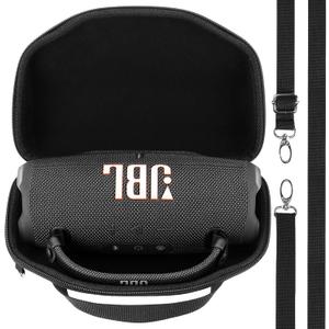 Hard Case Compatible with JBL Charge 6 Waterproof Speaker (Black Case)