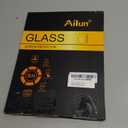 Ailun Screen Protector for iPad Pro 11 inch 2025/2024 [6th/5th Generation, M5/M4] 2 Pack + 2 Pack Camera Lens Protector,Tempered Glass 0.33mm,Face ID & Apple Pencil & Case Compatible [4 Pack]