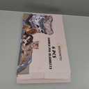 6 Pcs Absorbent Guinea Pig Blankets Washable Small Animal Fleece Bedding Cage Liners Reusable Pet Pee Pad Sleep Mat Pad Cover for Hamster Ferret Rabbit Chinchilla Hedgehog (16"x24") (Black)