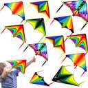 Ynybusi Mini Kites for Kids Ages 4-8-12, Finger Launcher Kites Easy to Fly on Beach|Park|Plaza|Garden|Backyard, Birthday Party Favors for Boys Girls Outdoor Toys(12 Pack Colorful)