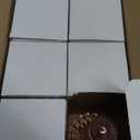 Glass Candlestick Holder,Striped Taper Candle Holders,Set of 6 Candle Stand for Table Centerpieces, Home Decor,Weddings,Festival and Parties (Pink Stripe Pattern)