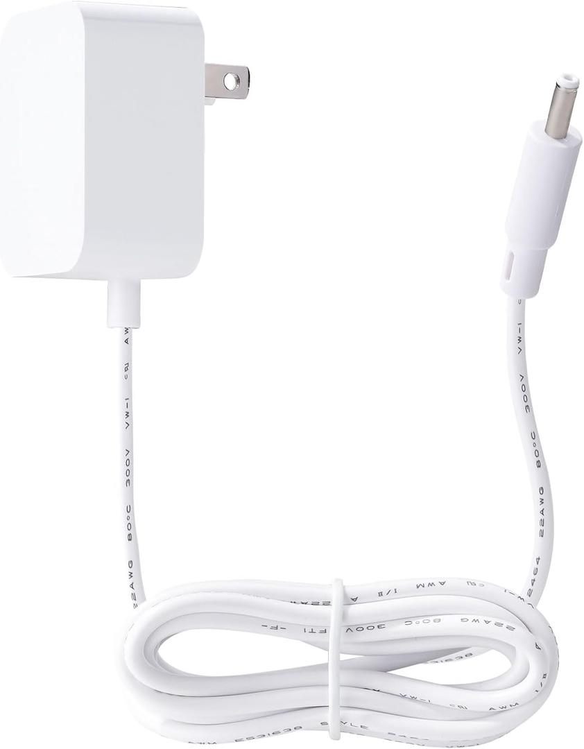 5V Power Cord for Hatch Rest, Rest+, and Rest Mini Sound Machine Chager - Barrel Style Plug