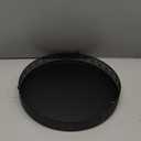 Wenqik Cake Stand 16 Inch Round Metal Cupcake Dessert Wedding Cake Stand Cookies Display Holder Fruit Serving Tray for Table Wedding Birthday Anniversary Party(Black)