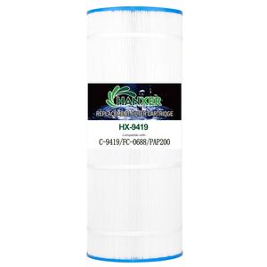 Pool Filter Replaces for C-9419, Filbur FC-0688, 931-220, PAP200, SP200, Clean and Clear 200, CC200, Ultral-C5, PP-C5, 10201, 200 Sq.Ft Swimming Pool Filter Cartridge, pack of 2