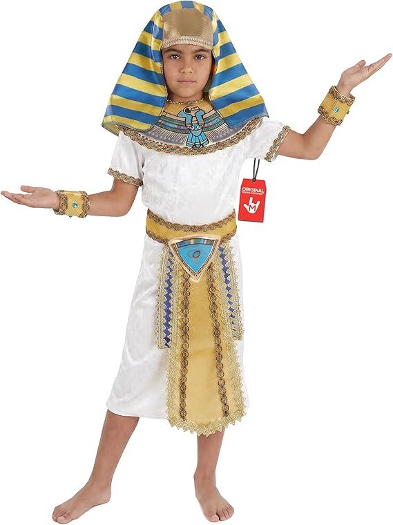 Top, Pants, Wrist Cuffs, Belt, Neck Collar & Headpiece Included, Gold Trim Detail, Perfect for Halloween, Great for Dress-Up, Large