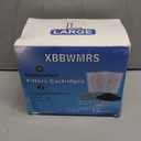 12-Pack Large Aquarium Filter Cartridges Compatible with Whisper Bio-Bag Power Filters - Assembled