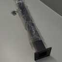 36" Cable Railing Corner Post, Stainless Steel Adjustable Top Deck Corner Post with Cable Grommets, 2"x2" 90 L-Drilled Metal Corner Post for Black Deck Stair Railing System, RG13