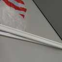 Rod Desyne Baton Draw White Traverse Rod 66-120 inch