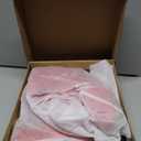 girgod Thigh High Boots for Women Sexy Pointed Toe Over The Knee Boots Cosplay Dance Party Patent Leather Chunky Heels GOGO Knee High Boots (6.5, Red)