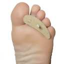 Steins Hammer Toe Crest Cushion and Buttress Pad Reduces Pressure from Calluses and Hammer Toes, Large Left, Beige, 3 Count (Pack of 1)