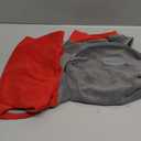 cyeollo 2 Pack Dog Sweater Sweatshirt Stretchy Fleece Vest Pullover Dog Jacket with Reflective Stripe Lightweight Pet Coats Sweaters for Small Dogs Grey & Red