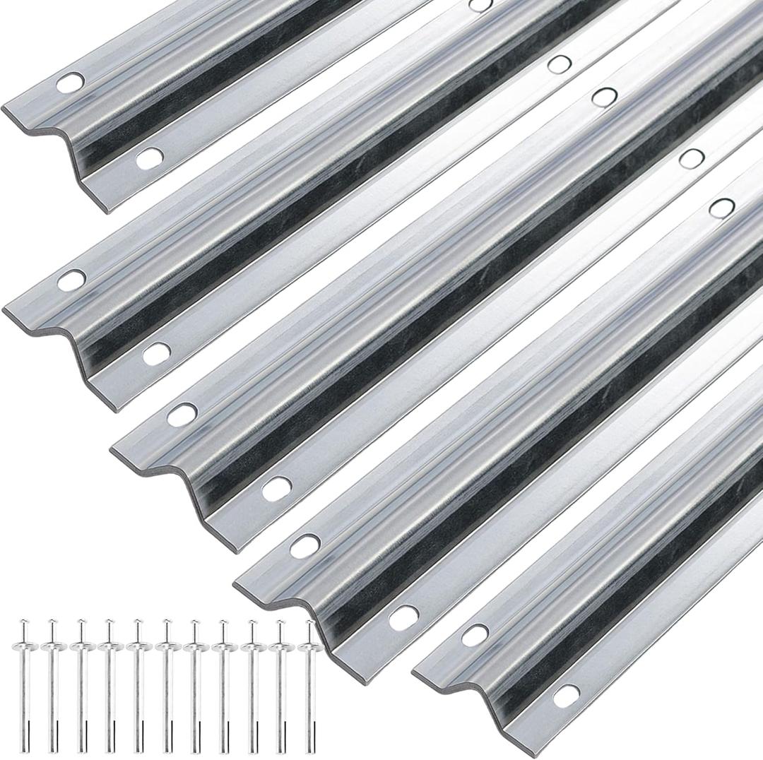 30 Ft V-Track Galvanized Inverted V Track with Hammer Drive in Anchors for Sliding Rolling Chain Rack Driveway Gate, Heavy Duty Sliding Driveway Gate Track