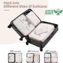 BAGAIL 6 Set/8 Set/10 Set Packing Cubes Various Sizes Packing Organizer for Travel Accessories Luggage Carry On Suitcase