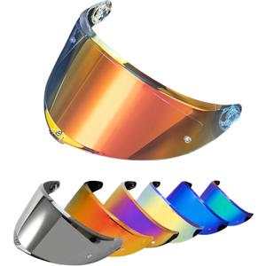 Psler Helmet Visor for K6 K6s - K6 K6 s Visor Helmet Face Shield Helmet Accessories Replacement for K6 K6s,Transparent Red