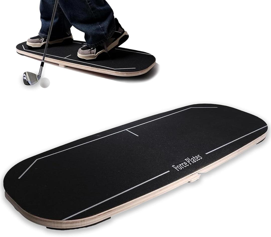 Golf Pressure Balance Board, Weight Shift Swing Trainer for Indoor & Outdoor Practice, Golf Training Aid to Improve Swing Tempo, Power, and Consistency