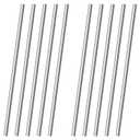 3mm x 300mm 304 Stainless Steel Rods, Metal Solid Shaft Round Rod Bar Stock Metal Stick for Industry, Decoration, DIY Craft Model Car Helicopter Airplane Ship Boat, 10 PCS