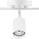 Globe Electric 64000092 21" 3-Light Track Lighting, Matte White, Pivoting Shades, Ceiling Lamp for Bedroom, Kitchen, Hallway, Bathroom, Den, Dining Room, Home Dcor