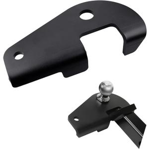 26003 Single-Sided Opening Anti Sway Trailer Hitch Ball Mount Adapter, Friction Hitch Sway Control Adapter, Compatible with Class III and Class IV 2 Inch Square Ball Mounts, for Camper, Trailer, RV Black