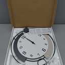 Decorative Wall Clocks with Pendulum,Silent Quality Quartz Battery Operated,Metal Large Wall Clock for Living Room,Kitchen,Home,Bathroom,Bedroom Wall Decor,16x25.6inch (Black)