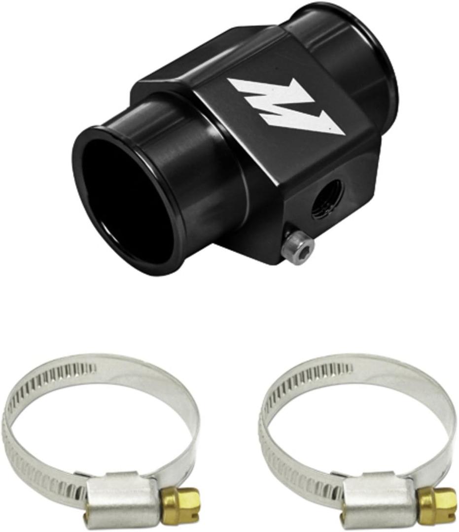 Water Temperature Sensor Adapter - 34mm - Black Mishimoto
