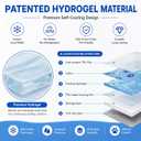 Dog Cooling Mat 36 Inch, Patent Self-Cooling Gel Pad for Medium Dogs, | Cats & Small Pets, Waterproof Durable Pet Cooling Pad for Dog Beds, Sofa, Floor, Indoor Outdoor Use