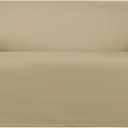 SureFit Heavyweight Cotton Duck One Piece Loveseat Slipcover - Khaki (T-Cushion Loveseat)