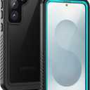Lanhiem for Samsung Galaxy S25+ Plus Case, IP68 Waterproof Dustproof Case with Built-in Screen Protector, Rugged Full Body Shockproof Protective Cover for Galaxy S25 Plus 6.7 Inch, Teal